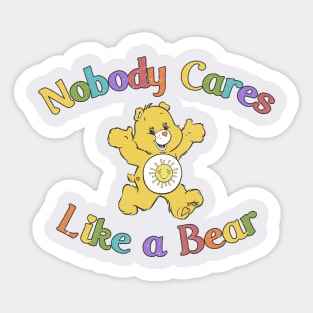 Nobody Cares Sticker